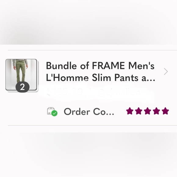 FRAME L'Homme Slim Fit Jeans in Grasmere - Picture 5 of 5